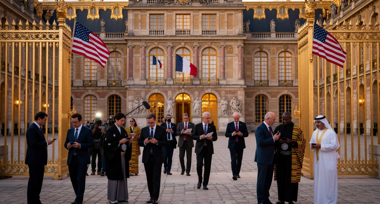 Macron reçoit Trump à Versailles : un dîner diplomatique sous tension à l’ombre du G7