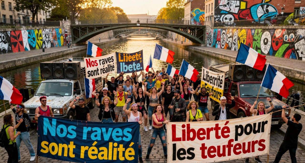 Free-parties en danger : des milliers de manifestants défient la loi Ripost