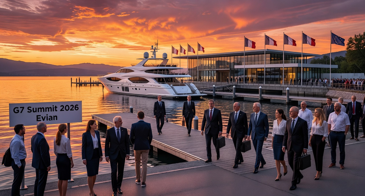 G7 à Evian : Macron tente de redorer le blason de la France face aux crises mondiales