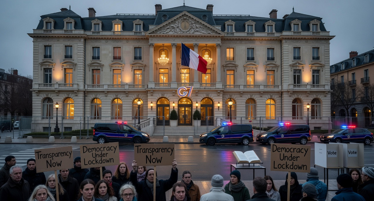 Macron sacrifie la transparence : les écrivains écartés du G7 d’Évian
