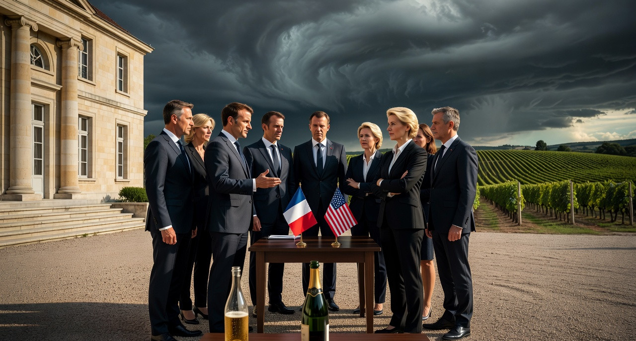 Trump menace la France : la guerre commerciale s’enflamme sur le vin et le numérique