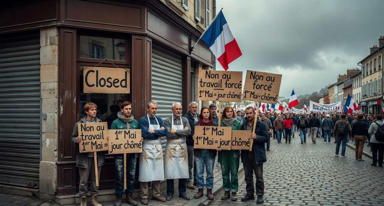 Macron ouvre la brèche du 1er-Mai : les boulangers et fleuristes pourront exploiter leurs salariés