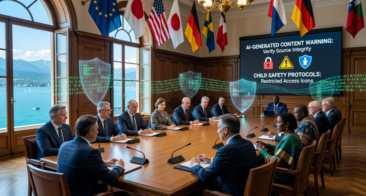 G7 à Evian : les géants du numérique sommés d'agir pour protéger les mineurs en ligne