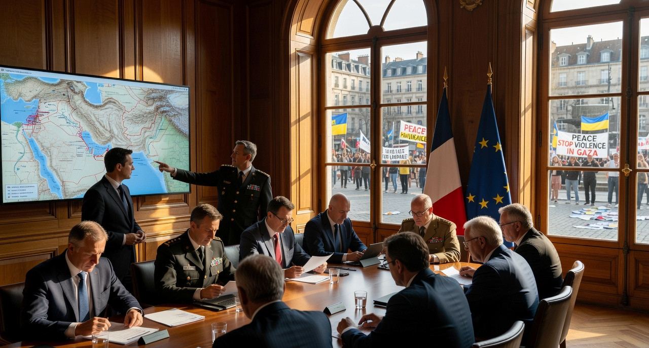 Macron face aux crises : l'Iran, l'Ukraine et la France sous tension