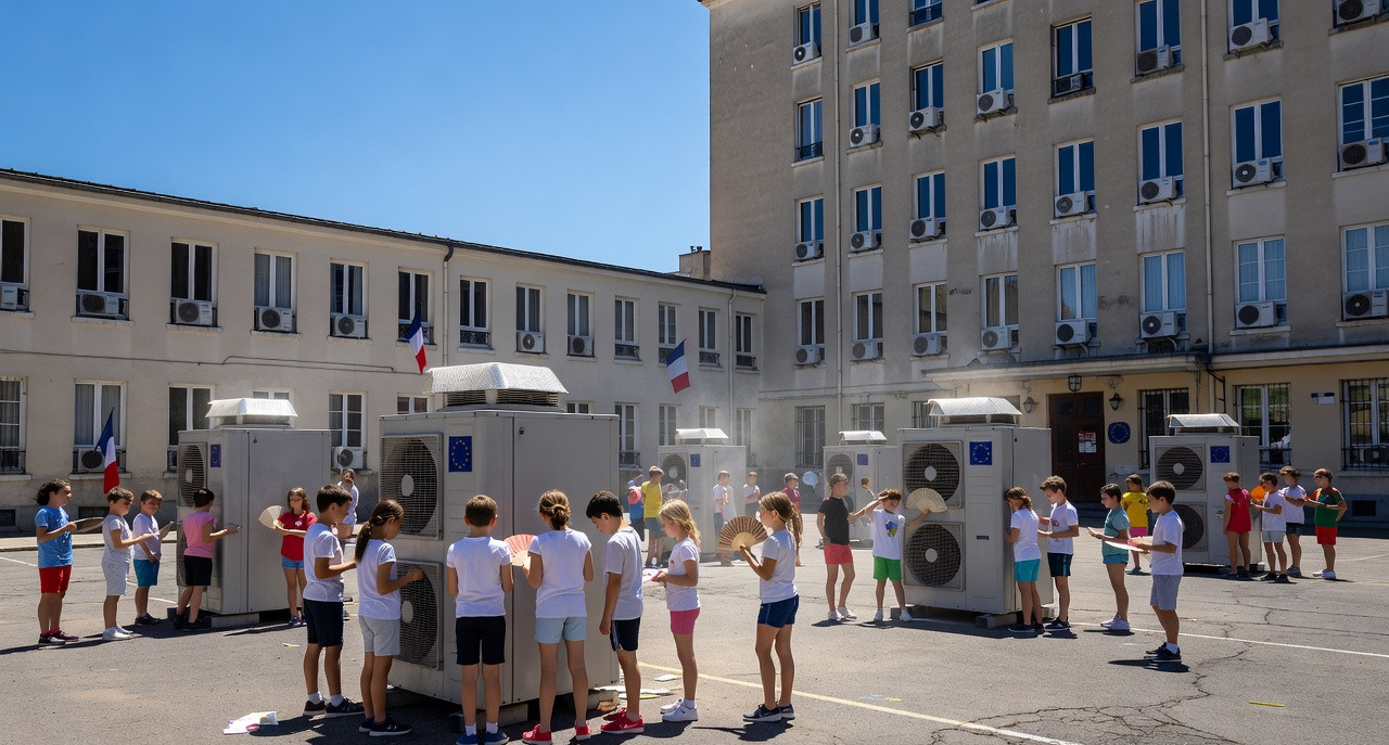 RN mise sur la clim’ plutôt que sur le climat : l’aveuglement écologique d’une droite en pleine canicule