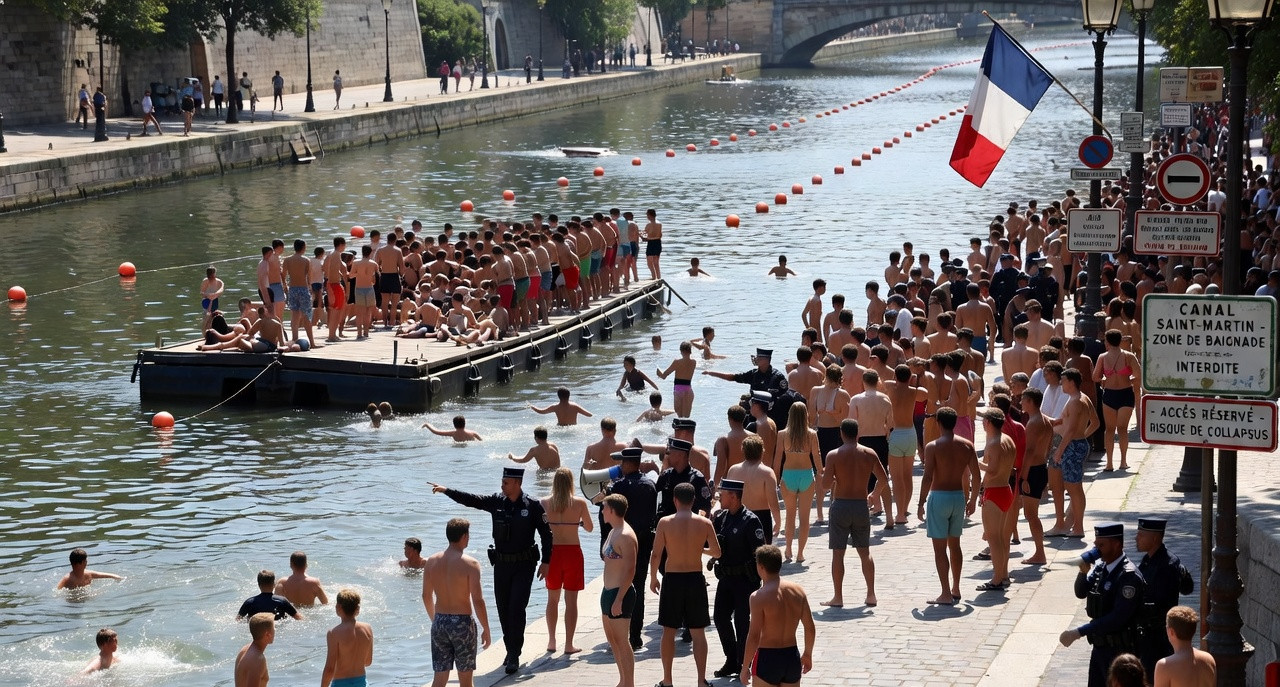 Canicule à Paris : la baignade sauvage révèle l'échec de la gestion municipale