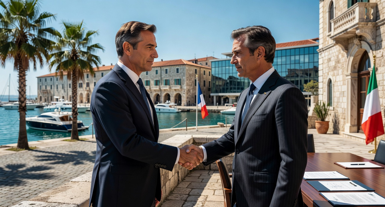 Macron et Meloni scellent une réconciliation sous tension à Antibes