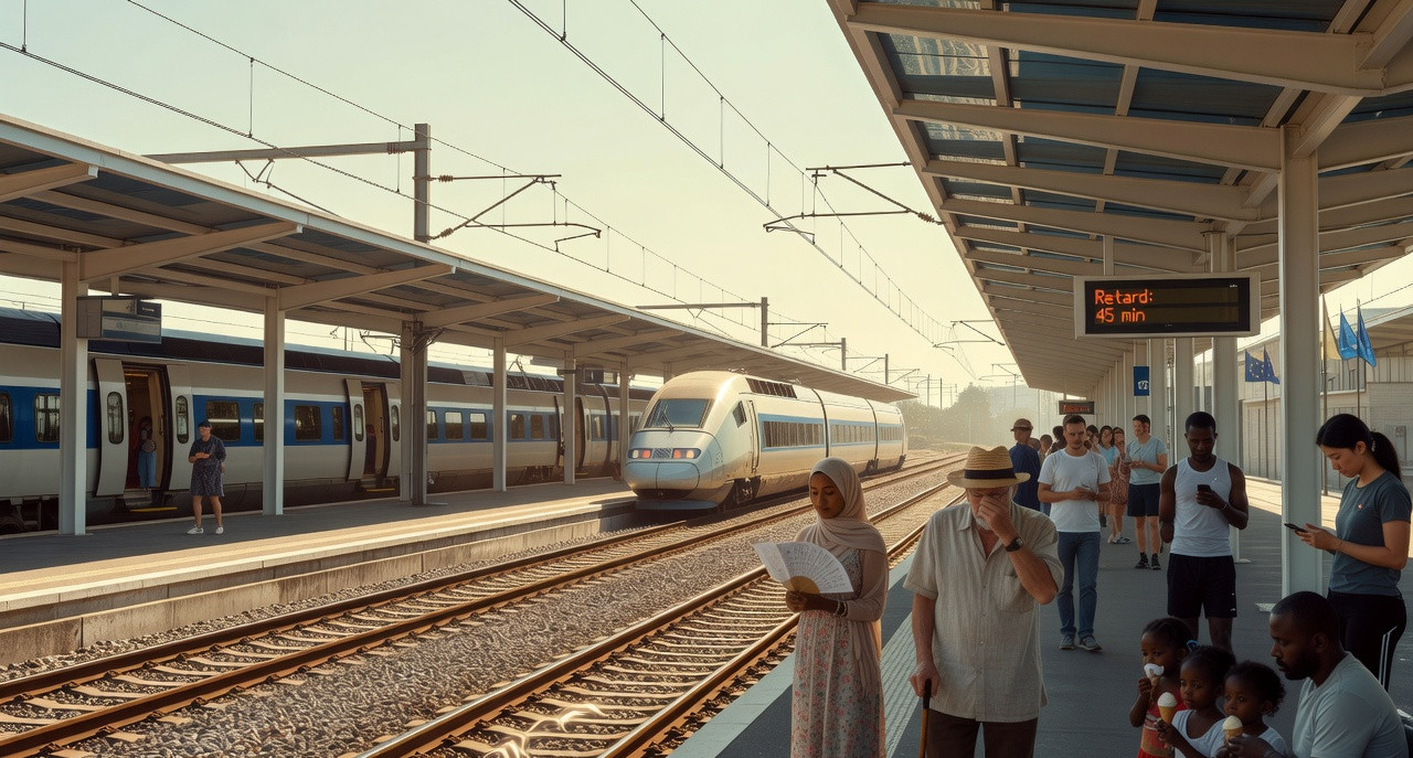 SNCF en surchauffe : Castex avoue l'impréparation face aux canicules et aux grands départs