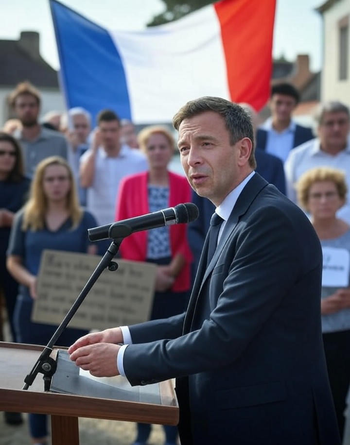 Jordan Bardella enfariné à Vesoul : un acte politique dans un contexte de montée des tensions