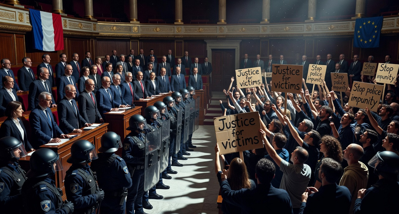 Policiers : une loi controversée pour protéger les forces de l'ordre à l'Assemblée