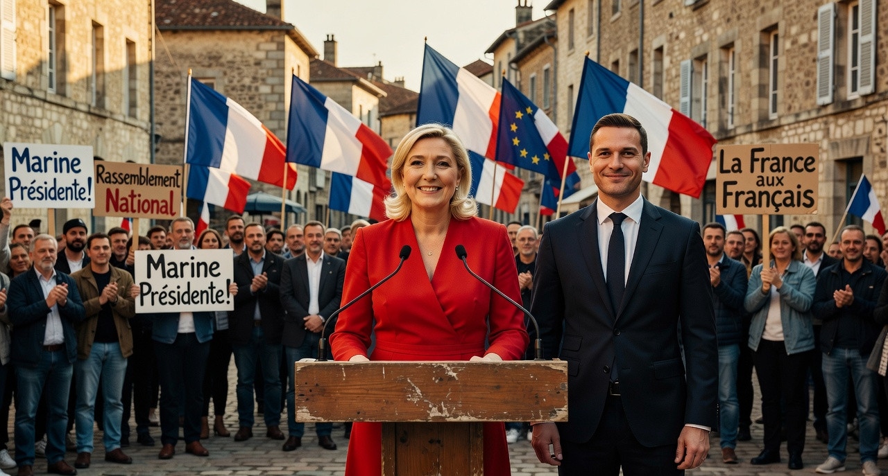 Bardella relégué au second rôle : le RN sacrifie son jeune espoir sur l'autel de Le Pen