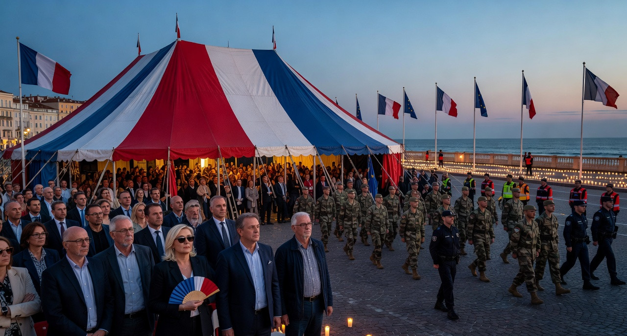 Nice, bastion du RN, où Le Pen enflamme le 14 Juillet face à Macron