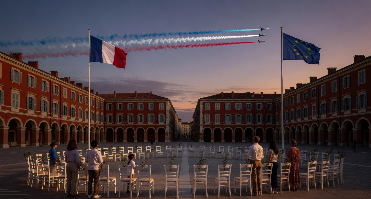 Nice rend hommage aux 86 victimes du 14-Juillet : Macron enterre les divisions sous le bleu, blanc, rouge