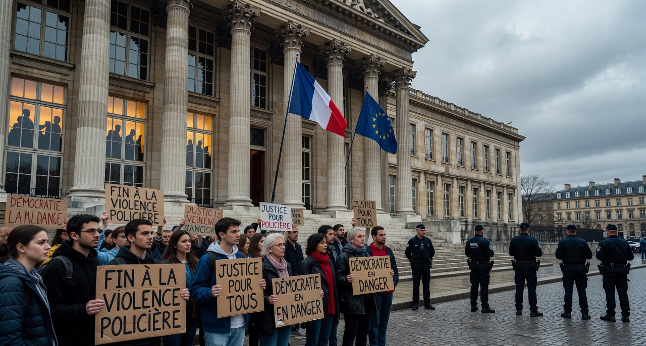 Arme à feu : la pétition anti-'légitime défense' des policiers examinée sous haute tension