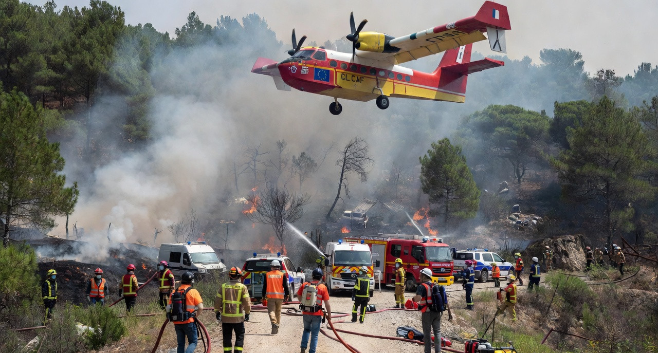 Macron défend sa gestion des Canadair : la droite et l’extrême droite en ligne de mire