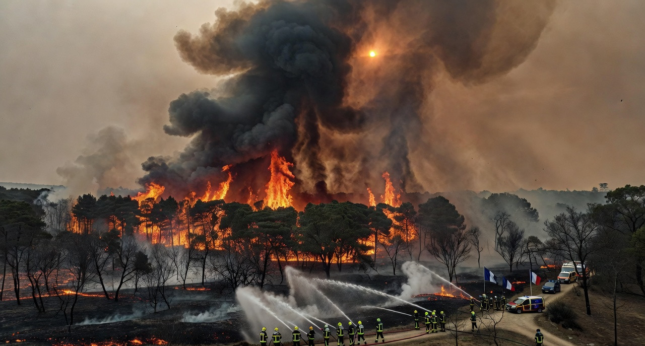 Macron à Bordeaux : « Nous gagnerons » face à l’incendie, mais la crise révèle les failles de l’État