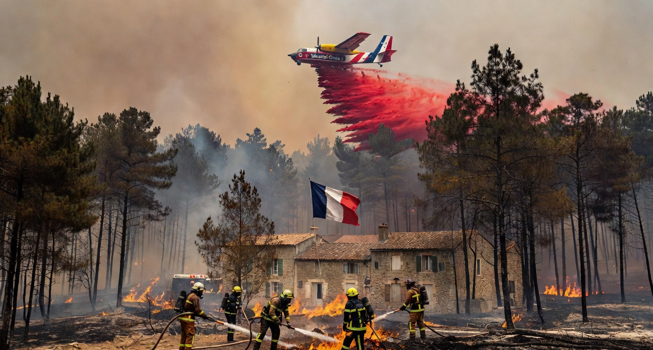 Désastre climatique : quatre jours d'ISF auraient sauvé deux Canadair, selon la gauche