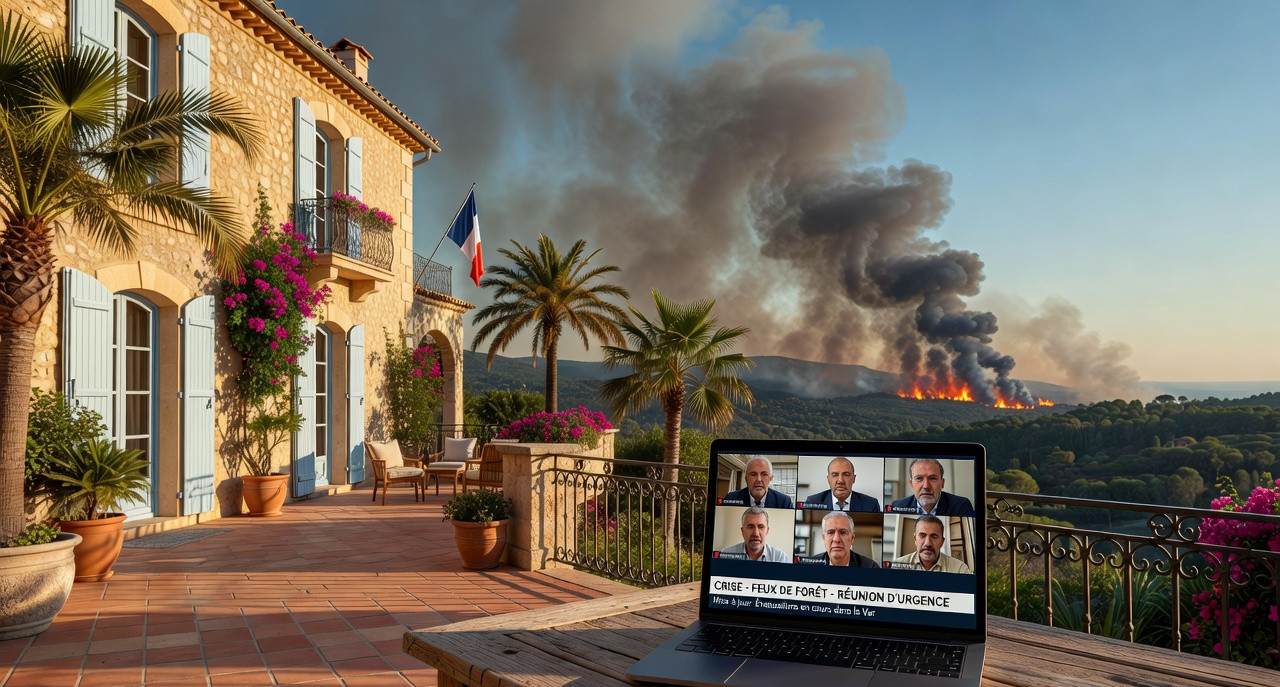 Ministre de l'Écologie en vacances au Var pendant la crise des incendies ?