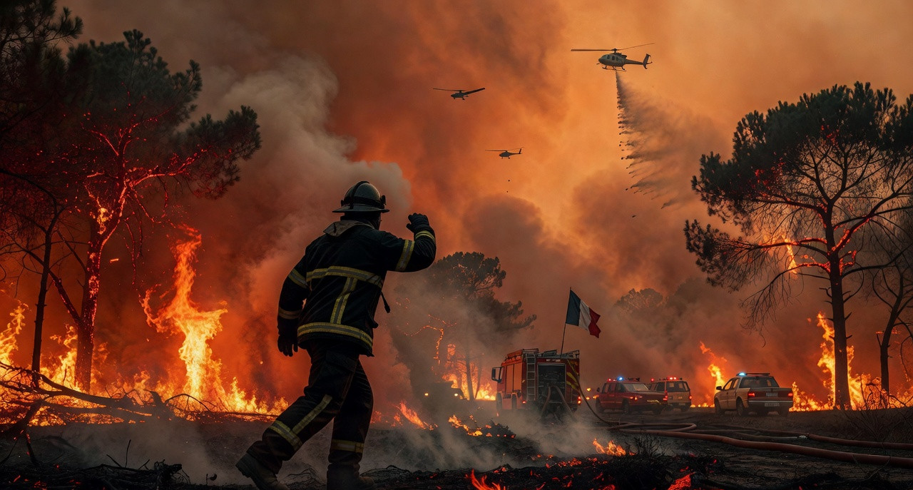 Macron et Lecornu en première ligne : la gestion de crise en Gironde sous le feu des critiques