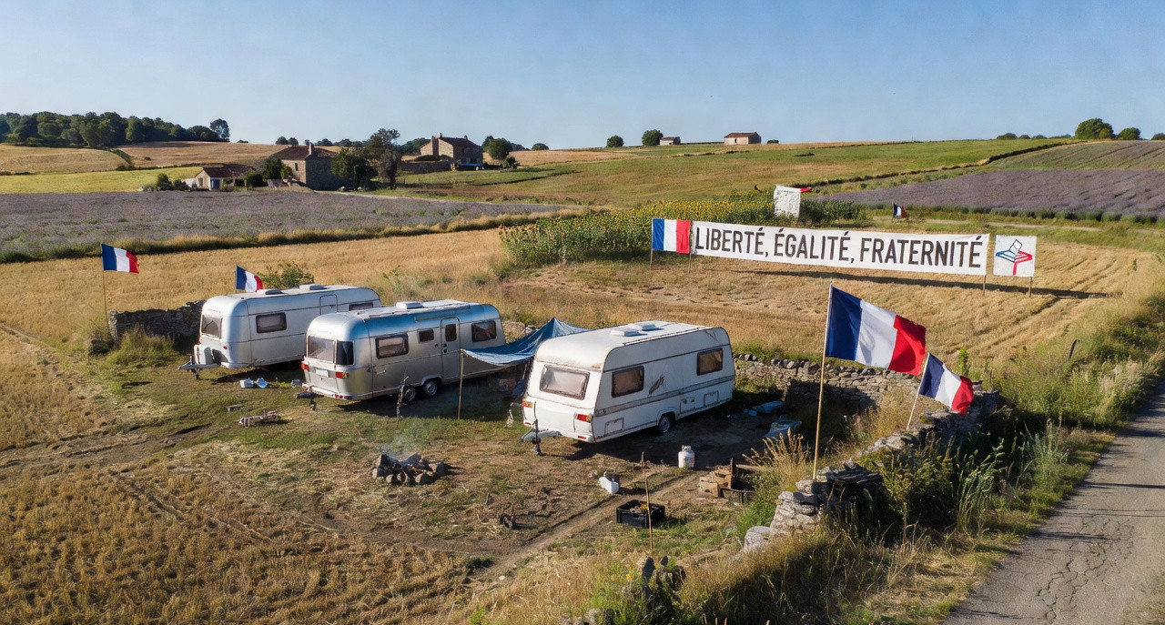Attal durcit le ton contre les campements illégaux des gens du voyage