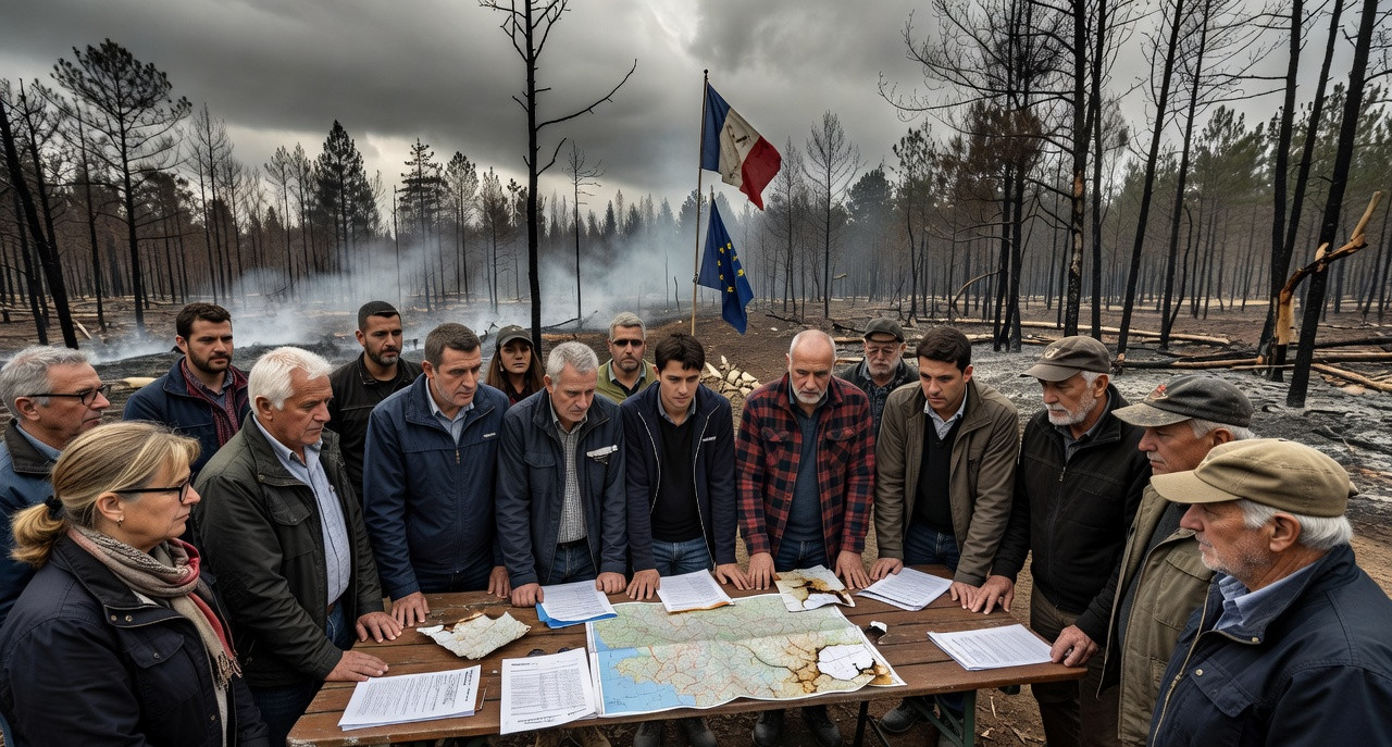 Incendies en Gironde : un maire dénonce l'aveuglement de l'État face au désastre écologique