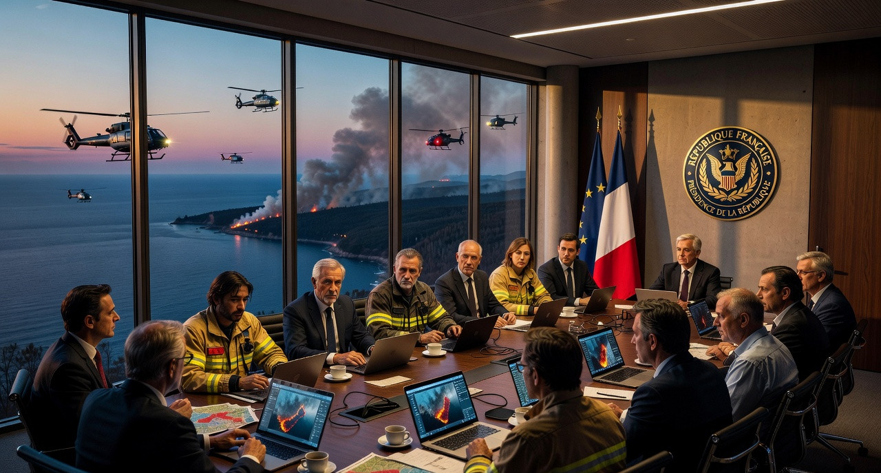 Macron et Lecornu en urgence après les feux : 100 millions d’euros promis, mais assez ?