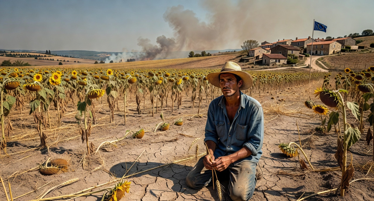 Agriculteurs en détresse : sécheresse, canicule et incendies révèlent l'échec de la gestion climatique de Macron