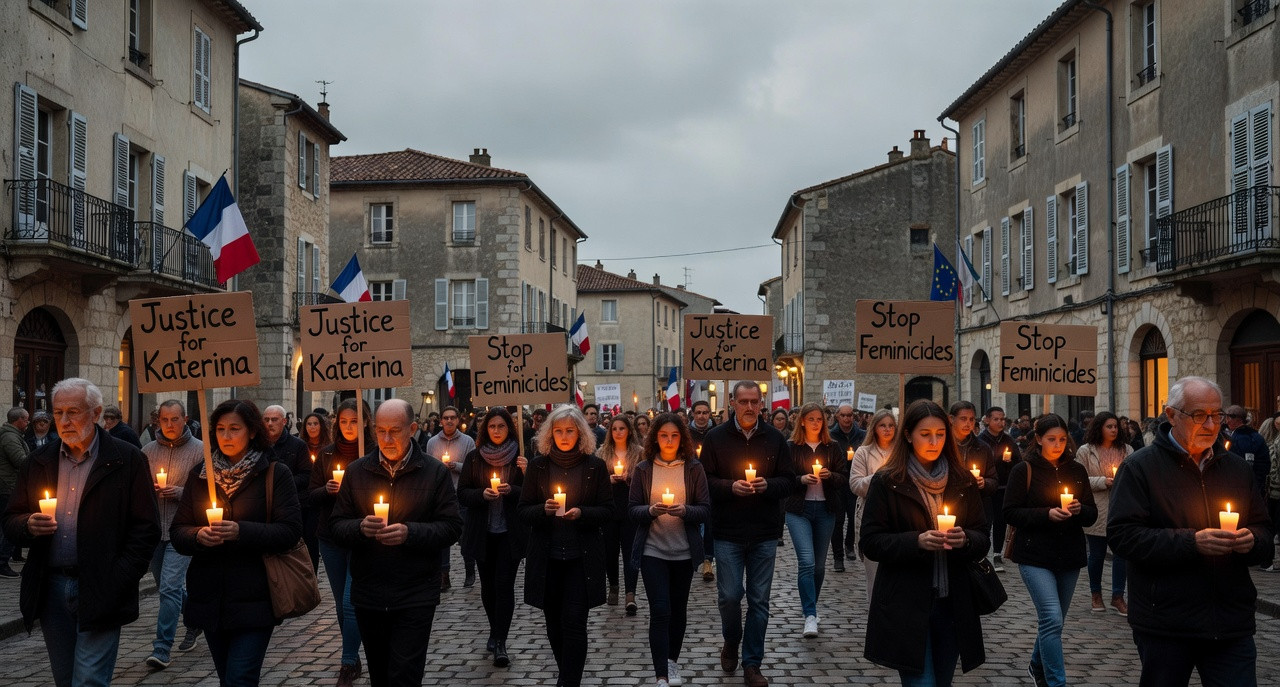 Féminicide à Bollène : un millier de manifestants réclament justice pour Katerina et dénoncent l'inaction de l'État