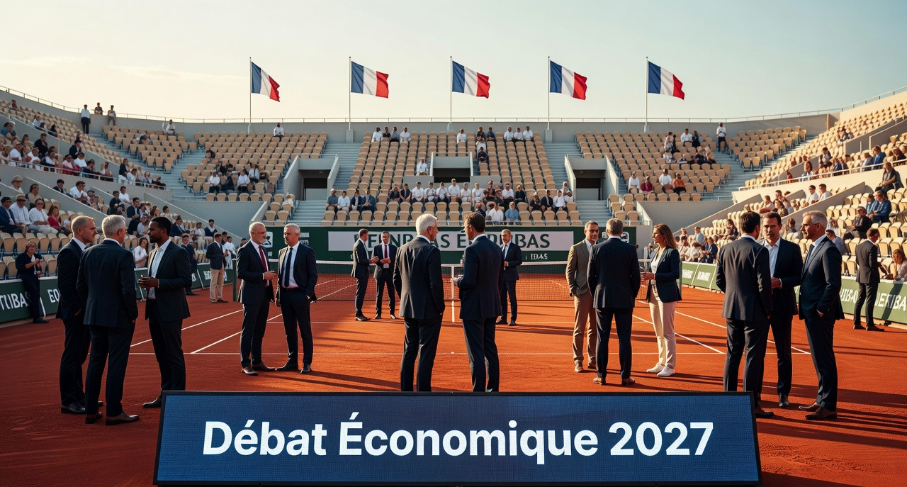 Présidentielle 2027 : le choc des programmes économiques à Roland-Garros sous le feu des projecteurs