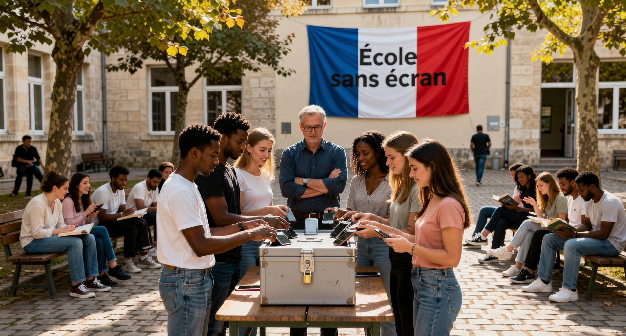 L'interdiction du portable à l'école : entre progrès éducatif et résistance autoritaire