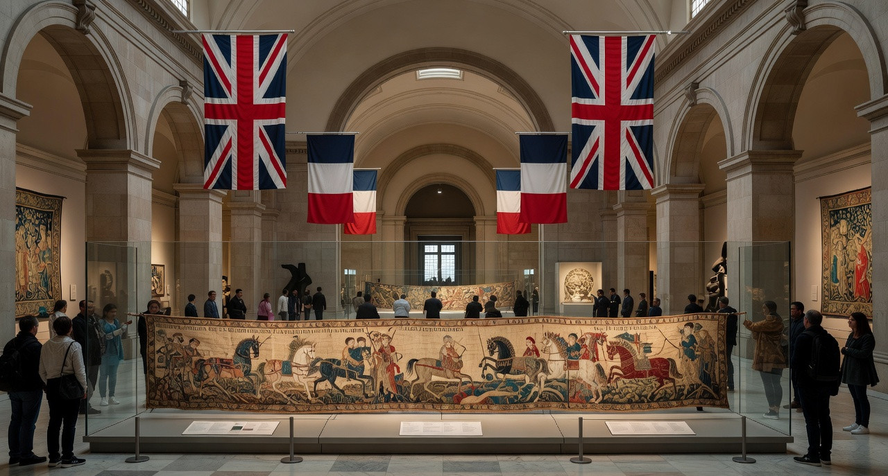 Macron offre la Tapisserie de Bayeux à Londres : un geste symbolique ou une provocation ?
