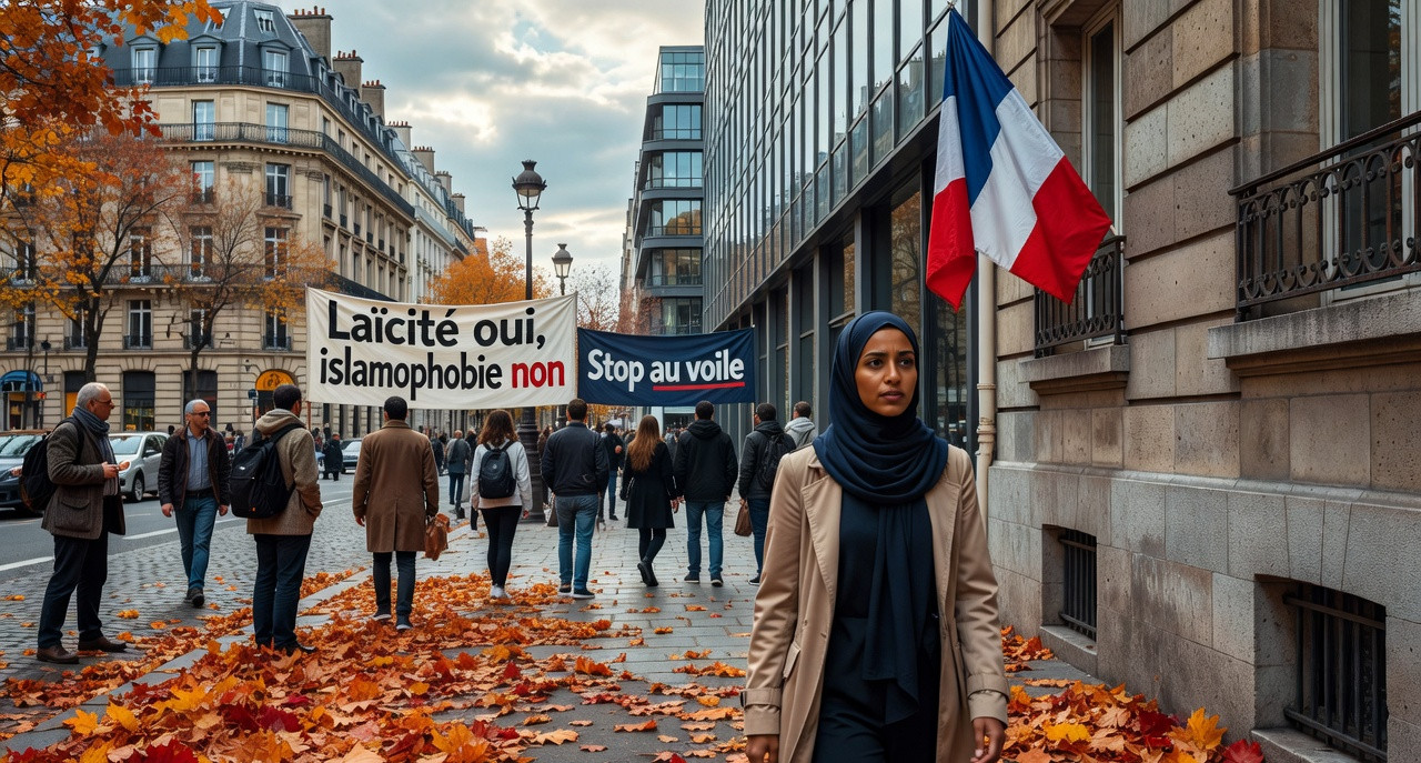 Voile islamique : LFI et RN s’affrontent dans une bataille électorale explosive