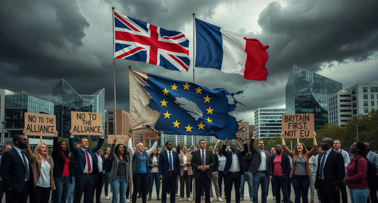 Bardella et Farage scellent une alliance controversée : l’extrême droite française et britannique unie contre l’Europe