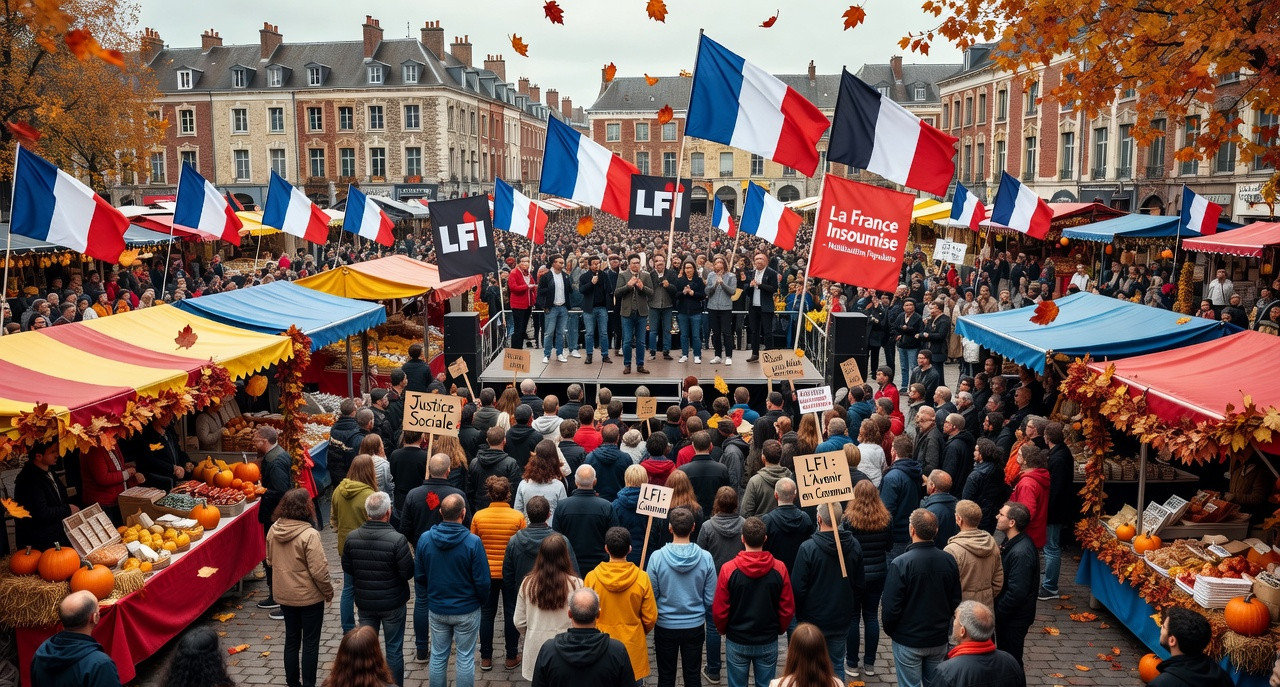 Mélenchon à Lille : « Bloquer les prix et les loyers » pour 2027, le RN en ligne de mire