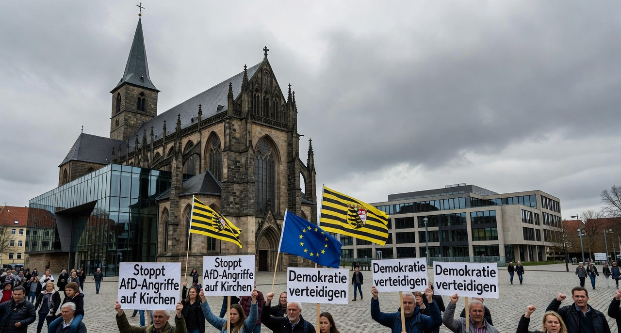 En Allemagne, l’extrême droite attaque les Églises : la laïcité en danger ?