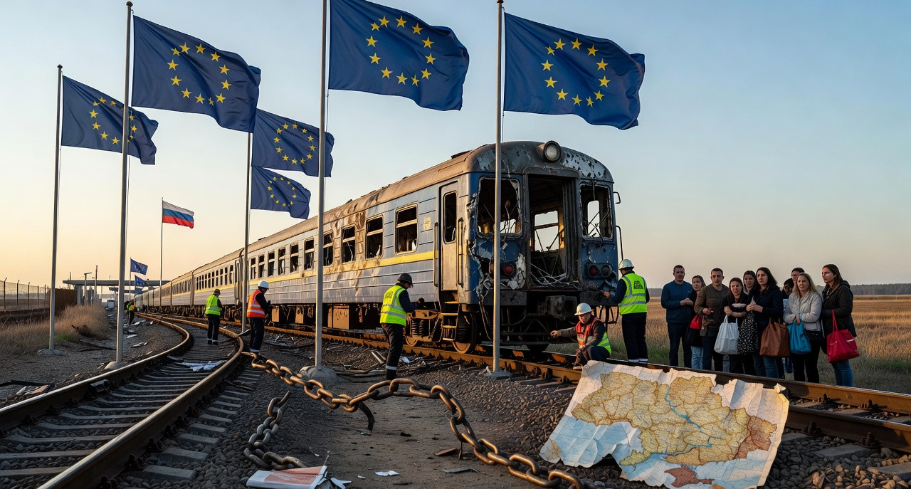 Russie frappe un train en Ukraine : provocation calculée aux portes de l'UE ?
