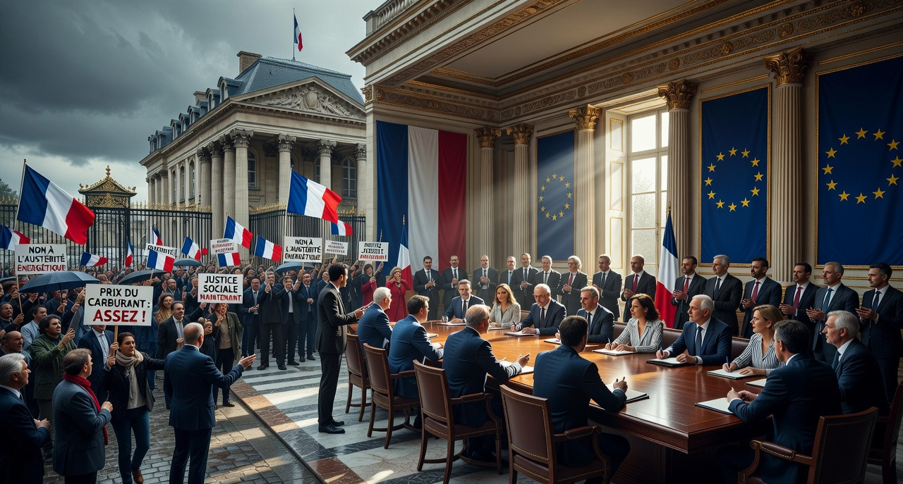 Macron en conclave secret face à la crise : l'énergie et la guerre divisent la classe politique