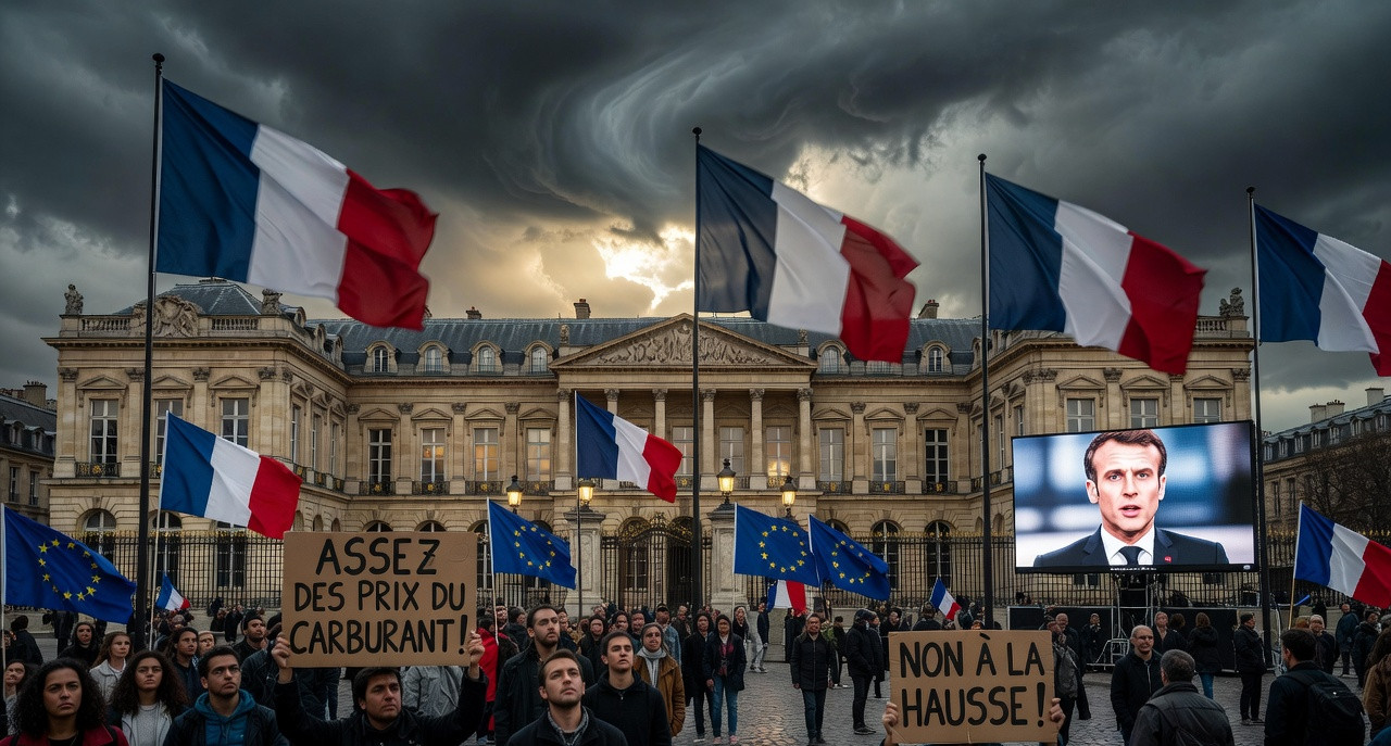 Macron face aux caméras : un discours sous haute tension internationale et sociale