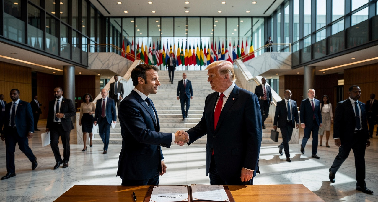 Macron et Trump unis contre la crise pétrolière ? L'ONU sous tension