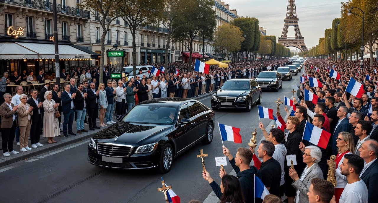 Pape en France : Bellamy instrumentalise la visite pour attaquer Macron sur l'euthanasie