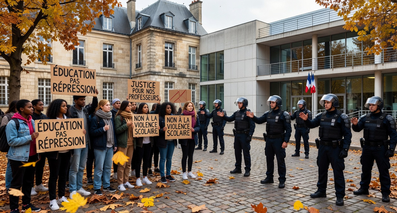 Blocages lycéens : le gouvernement menace d'intervenir, des accusations de violences policières enflent