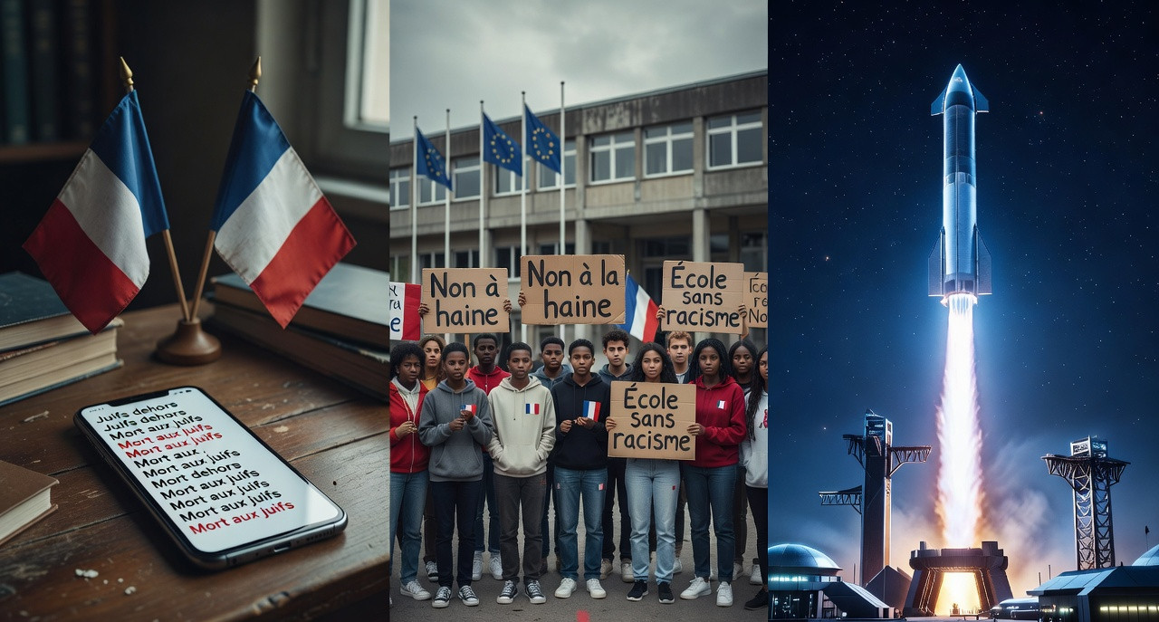 Bardella sous le feu des accusations d'antisémitisme, lycéens en colère, Starship perce l'espace