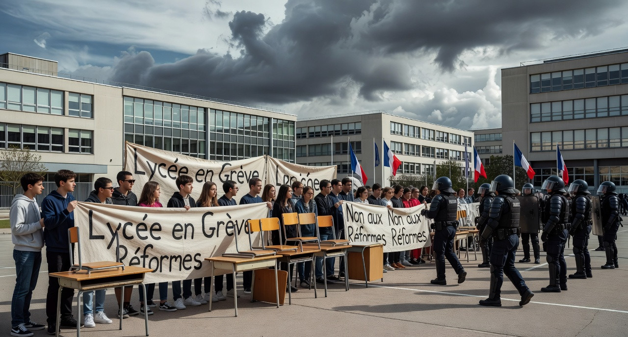 Blocus lycéens : quand l’extrême droite instrumentalise la crise pour attaquer la gauche