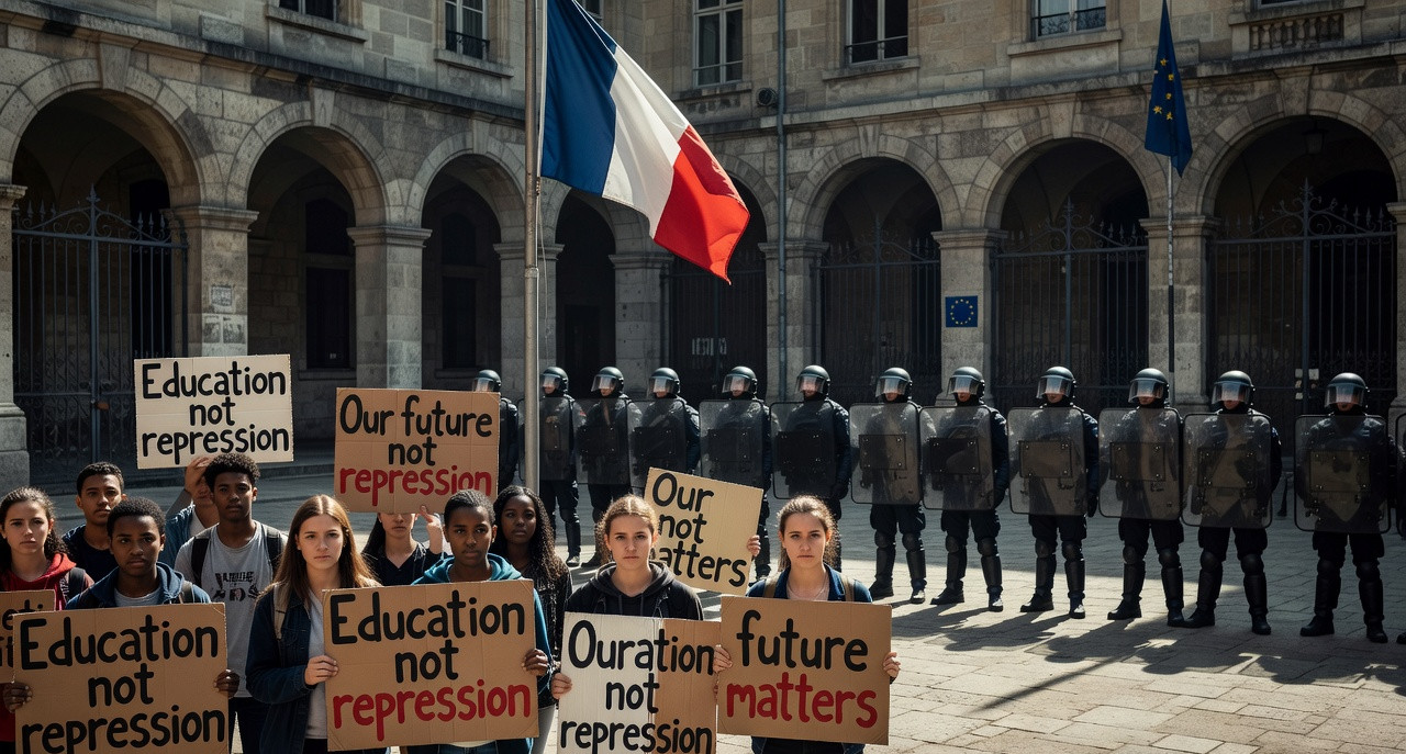 Blocages lycéens : la répression policière face à l'indifférence gouvernementale