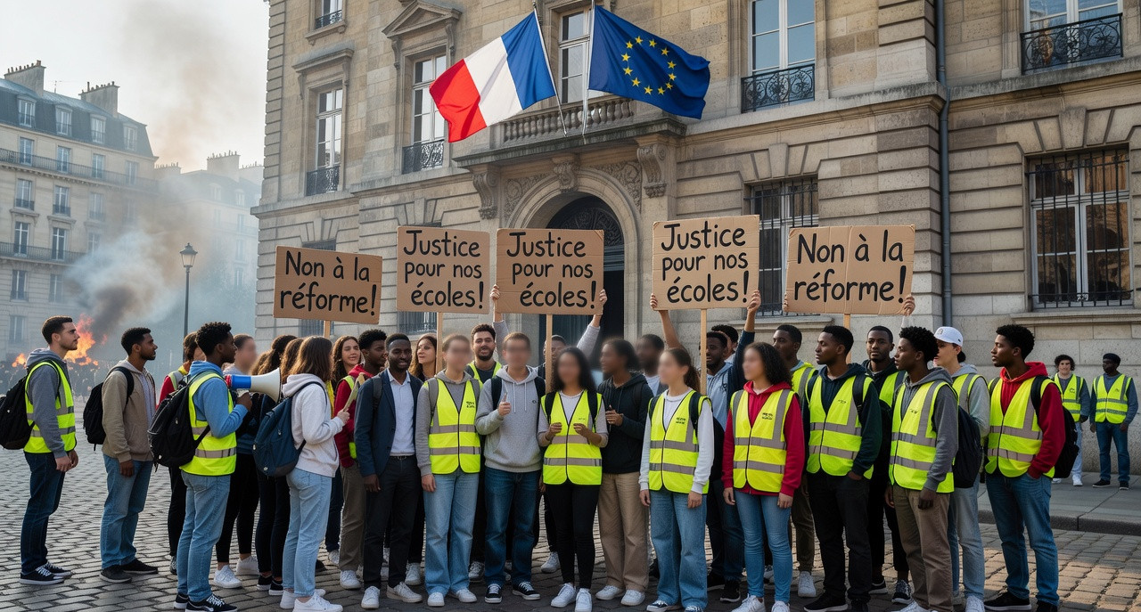 LFI derrière les lycéens ? Le gouvernement pointe une 'manœuvre' tandis que Mélenchon dément