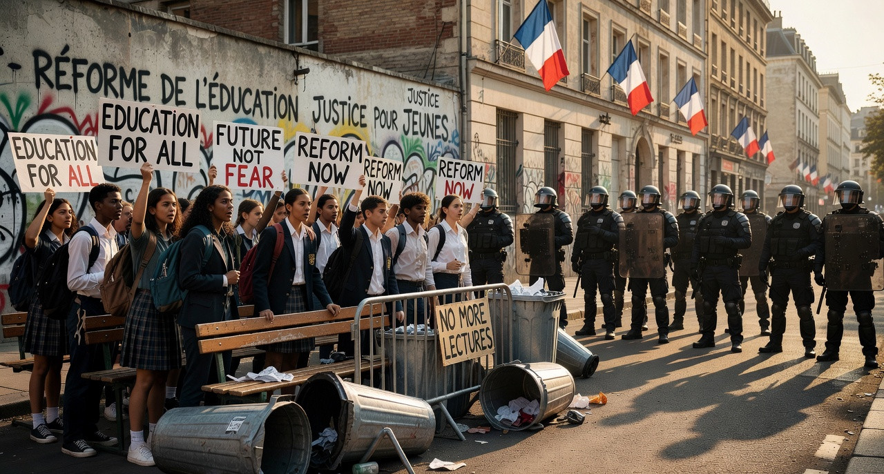 LFI dénonce une tentative de récupération du mouvement lycéen