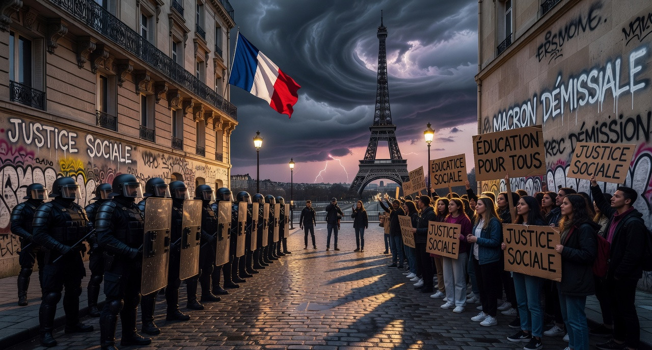 Éric Coquerel affronte l’ordre Macron : lycéens en flammes, budget 2027 au cœur de la tourmente