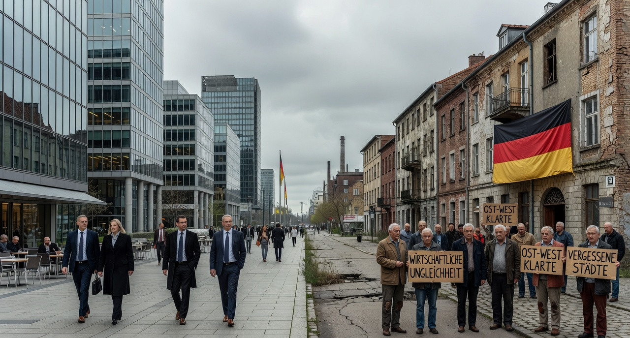 Allemagne : 36 ans après la réunification, l'Est toujours à la traîne face à l'Ouest