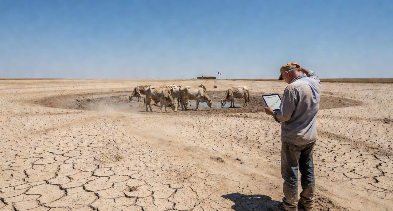 Drought aid scandal : when satellites betray farmers in Macron's France