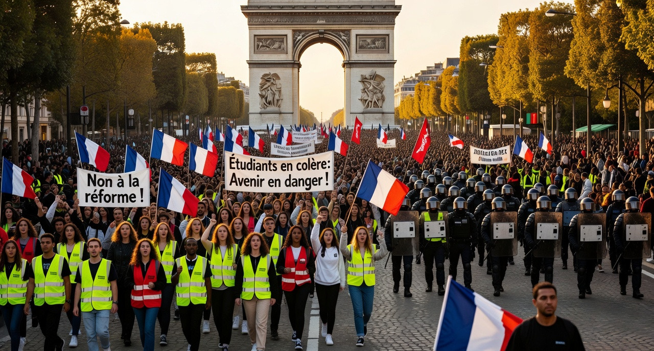 Mouvement lycéen du 6 octobre : le gouvernement en danger face à la colère sociale ?